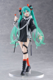 Hatsune Miku Fashion PVC Figure Wonderland Punk Ver. 18 cm - PRE-ORDER