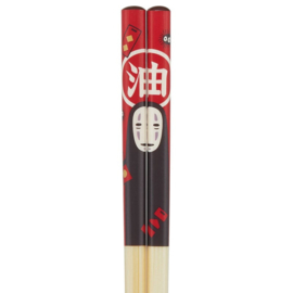 Studio Ghibli Spirited Away Chopsticks No Face and Soot Sprites (Red)