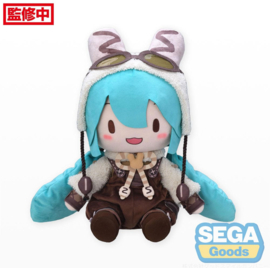 Character Vocal Series 01: Hatsune Miku Fuwa Petit Plush Figure Hatsune Miku Marshmallow Hot Cocoa Ver. LL 45 cm - PRE-ORDER