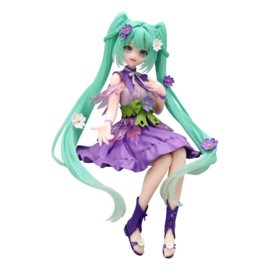 Hatsune Miku Noodle Stopper PVC Figure Flower Fairy Cosmos Purple Color Ver. 14 cm - PRE-ORDER