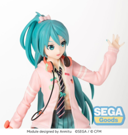 Hatsune Miku Project DIVA Arcade SPM PVC Figure Hatsune Miku Ribbon Girl 24 cm