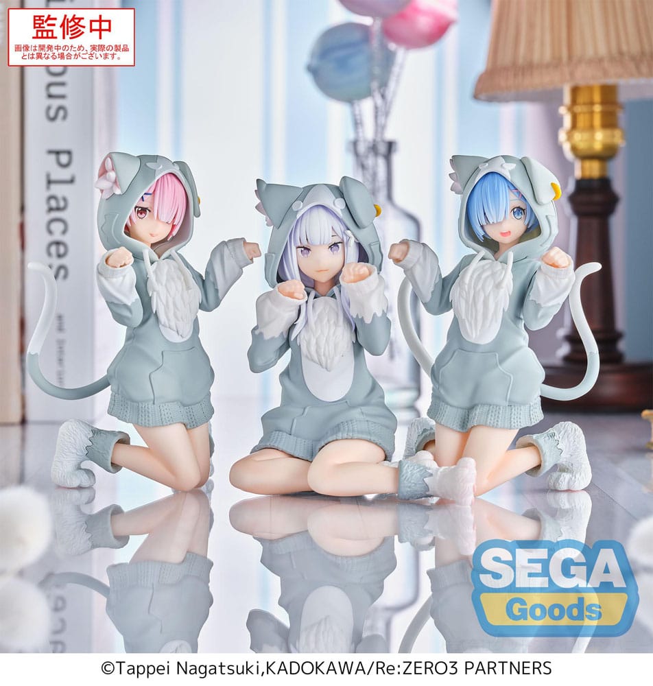 Re:Zero Starting Life in Another World Yumemirize PVC Figure Emilia Mofumofu Pack 11 cm - PRE-ORDER