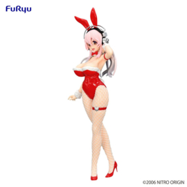 Super Sonico BiCute Bunnies PVC Figure Red Color Ver. 30 cm - PRE-ORDER