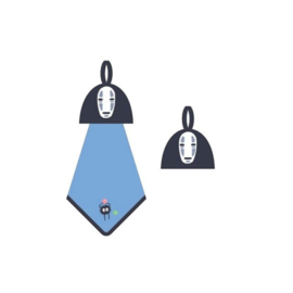 Studio Ghibli Spirited Away Pop-Up Mini Towel No Face 25 x 25 cm