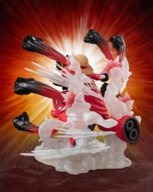 One Piece Figuarts ZERO Extra Battle PVC Figure Monkey D. Luffy -Gum Gum Hawk Gatling- 19 cm