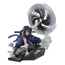 Naruto Shippuden FiguartsZERO Extra Battle PVC Figure Sasuke Uchiha -The Light & Dark of the Mangekyo Sharingan- 20 cm - PRE-ORDER