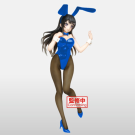 Rascal Does Not Dream of Bunny Girl Senpai Coreful PVC Figure Mai Sakurajima Bunny Blue Ver. 20 cm