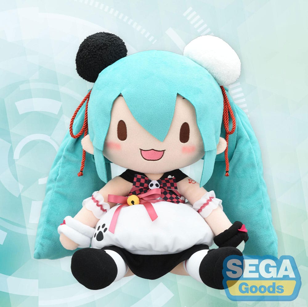 Character Vocal Series 01: Hatsune Miku Fuwa Petit Plush Figure Hatsune Miku Panda Bun LL 40 cm - PRE-ORDER