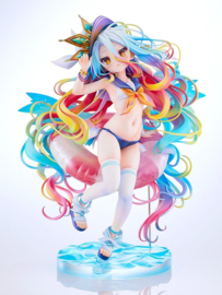 No Game No Life 1/7 PVC Figure Shiro: Sailor-Style Swimsuit Ver. 24 cm - PRE-ORDER