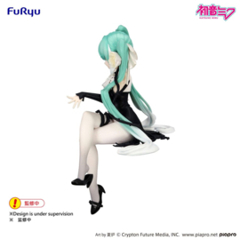 Hatsune Miku Noodle Stopper PVC Figure Flower Fairy White Rose 14 cm