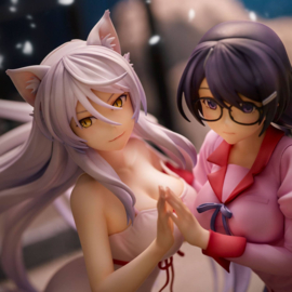 Nekomonogatari Monogatari Series PVC Figures Tsubasa Hanekawa Set (re-run) 19 cm