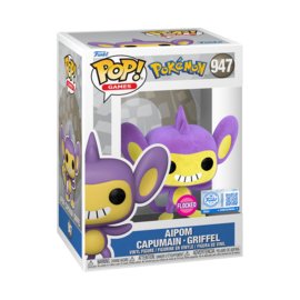 Pokemon Funko Pop Aipom (Flocked) #947
