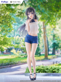 Rascal Does Not Dream of Bunny Girl Senpai Tenitol PVC Figure Mai Sakurajima 31 cm - PRE-ORDER