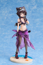 KonoSuba: An Explosion on This Wonderful World! 1/7 PVC Figure Megumin Chomusuke Swimsuit Ver. 22 cm - PRE-ORDER
