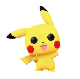 Pokemon Funko Pop Pikachu Waving (Flocked) #553
