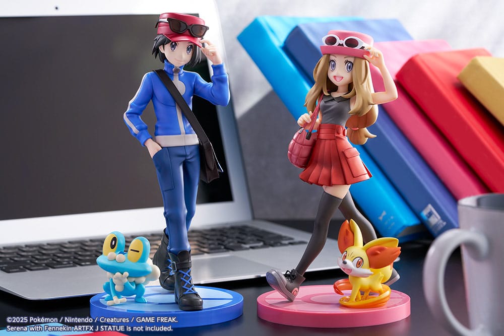 Pokémon ARTFXJ 1/8 PVC Figure Calem & Froakie 20 cm - PRE-ORDER