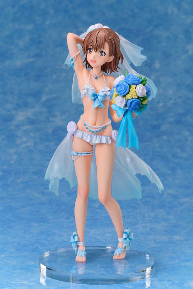 A Certain Scientific Railgun T 1/7 PVC Figure Mikoto Misaka Wedding Swimsuit Ver. 25 cm - PRE-ORDER