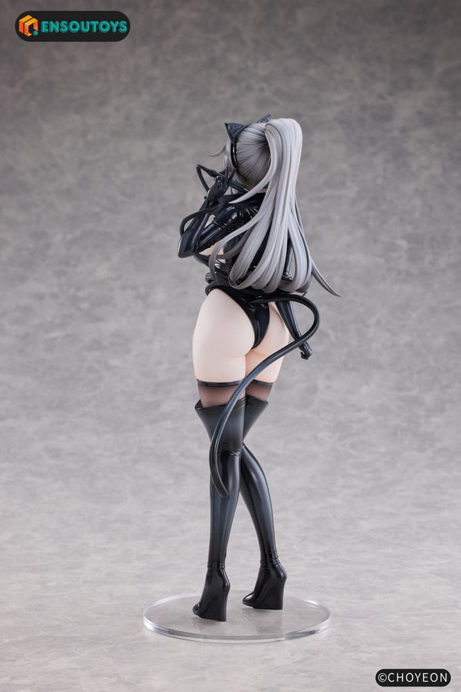 K Pring Original Character 1/6 PVC Figure Cat Woman Happy-chan Different Color Edition 27 cm - PRE-ORDER