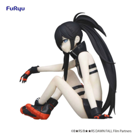 Black Rock Shooter Dawn Fall Noodle Stopper PVC Figure Black Rock Shooter 9 cm