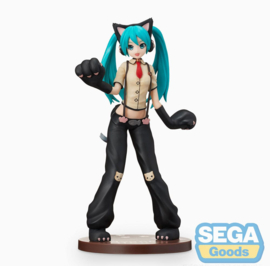 Hatsune Miku Project DIVA Arcade Future Tone SPM PVC Figure Hatsune Miku Kitty Cat 23 cm