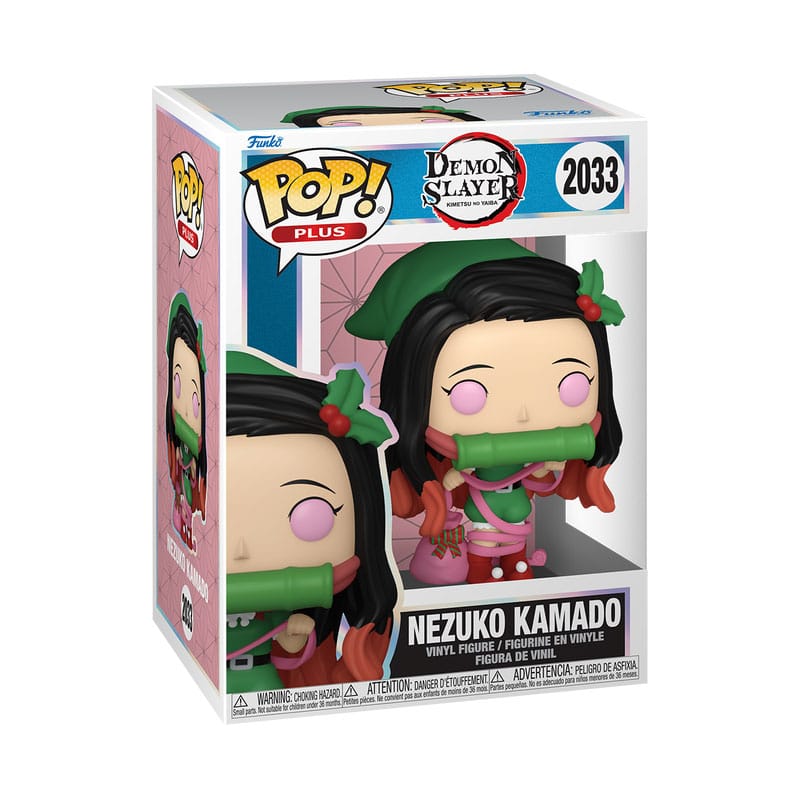 Demon Slayer Funko Pop Plus Nezuko (Holiday) #2033 - PRE-ORDER