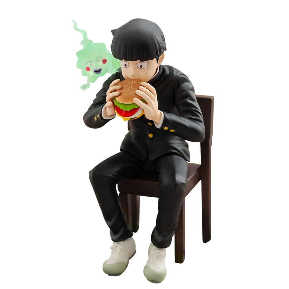 Mob Psycho 100 III x Bunbougu Cafe 2022 PVC Figure Shigeo Kageyama & Ekubo 13 cm - PRE-ORDER
