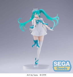 Hatsune Miku Series SPM PVC Figure Hatsune Miku 15th Anniversary SUOU Ver. 21 cm