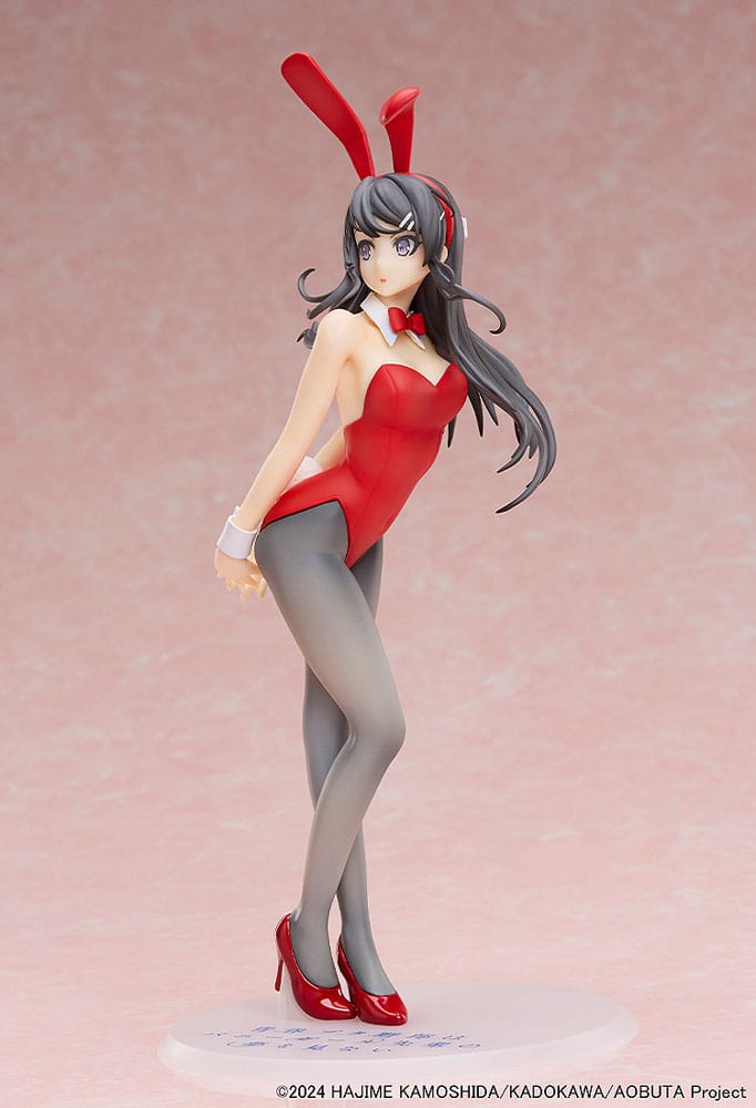 Rascal Does Not Dream of Bunny Girl Senpai 1/7 PVC Figure Mai Sakurajima Red Bunny Girl Ver. 27 cm - PRE-ORDER