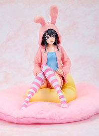 Rascal Does Not Dream of a Knapsack Kid 1/7 PVC Figure Mai Sakurajima Hoodie Look Rabbit Ears Ver. 18 cm