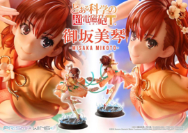 To Aru Kagaku no Railgun Prisma Wing 1/7 PVC Figure Misaka Mikoto 22 cm - PRE-ORDER