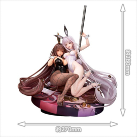 Goddess of Victory: Nikke 1/7 PVC Figure Noir & Blanc Bunny X 777 Ver. 28 cm - PRE-ORDER