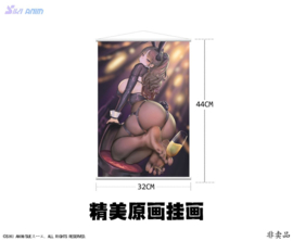 Original Character 1/6 PVC Figure Champagne and Bunny Girl Rose Black Stocking Ver. 31 cm - PRE-ORDER