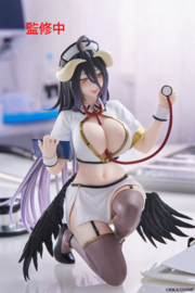 Overlord Desktop Cute PVC Figure Albedo Nurse Ver. Renewal 13 cm