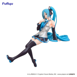 Hatsune Miku Noodle Stopper PVC Figure Miku Kuroboshi Kouhaku Ver. (re-run) 14 cm