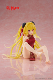To Love Ru Darkness Desktop Cute PVC Figure Golden Darkness (Chinese Dress Ver.) 13 cm - PRE-ORDER