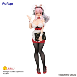 Super Sonico BiCute Bunnies PVC Figure Super Sonico Waitress Ver. 28 cm - PRE-ORDER