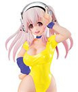 Super Sonico PVC Figure Super Sonico Concept Figure 80's/Another Color/Yellow Ver. 18 cm