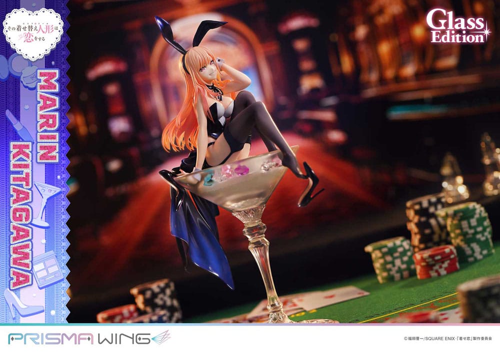 My Dress-Up Darling Prisma Wing 1/7 PVC Figure Marin Kitagawa Glass Edition 29 cm - PRE-ORDER