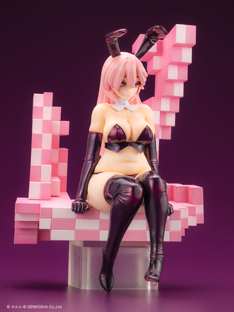 Original Character Trick Bunnies 1/7 PVC Figure Sitting Bunny Illustration by Kafun 24 cm