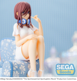 The Quintessential Quintuplets Movie PM Perching PVC Figure Miku Nakano 14 cm