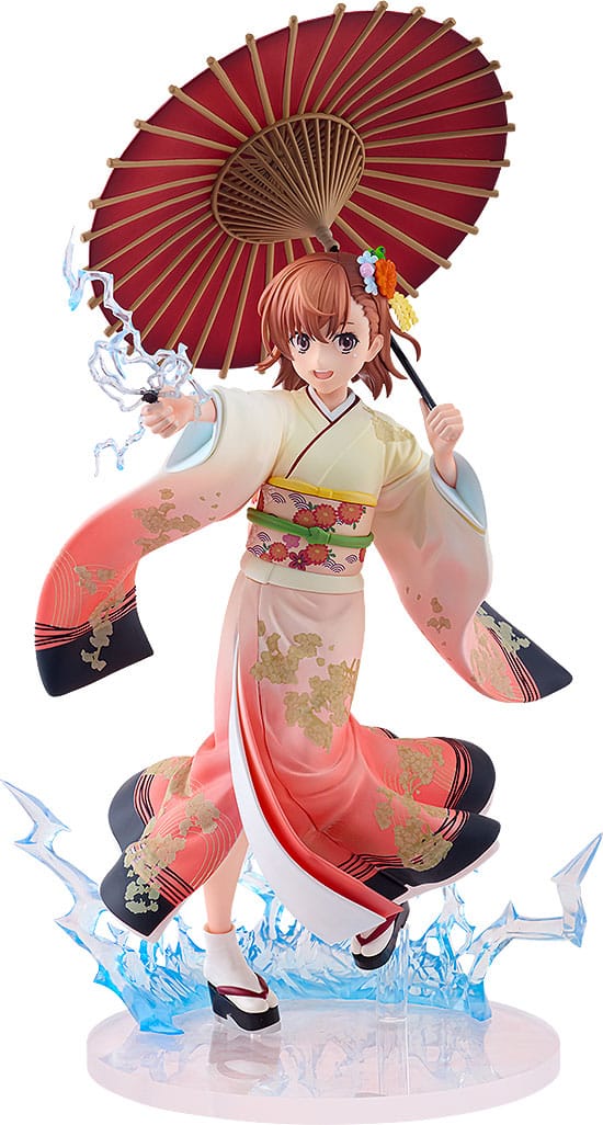 A Certain Scientific Railgun T 1/7 PVC Figure Mikoto Misaka Furisode Kimono Ver. 28 cm - PRE-ORDER