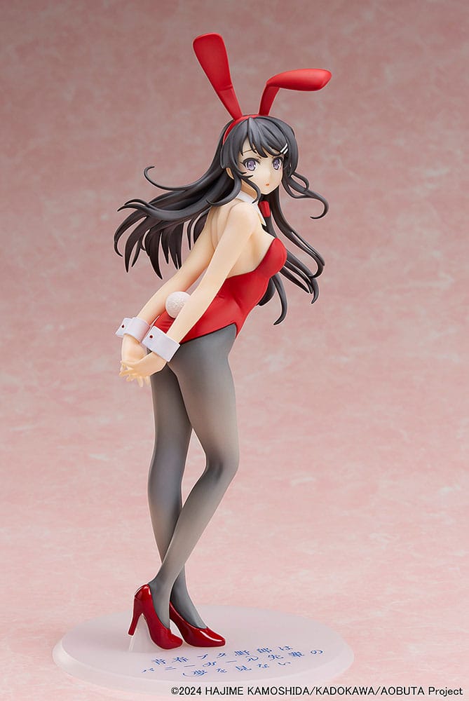 Rascal Does Not Dream of Bunny Girl Senpai 1/7 PVC Figure Mai Sakurajima Red Bunny Girl Ver. 27 cm - PRE-ORDER