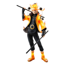 Naruto Shippuden G.E.M. Series PVC Figure Naruto Uzumaki Six Paths Sage Mode 15th Anniversary Ver. 22 cm