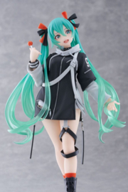 Hatsune Miku Fashion PVC Figure Wonderland Punk Ver. 18 cm - PRE-ORDER