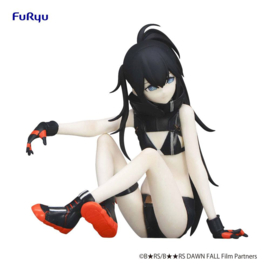 Black Rock Shooter Dawn Fall Noodle Stopper PVC Figure Black Rock Shooter 9 cm