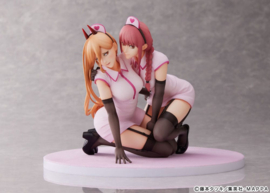 Chainsaw Man 1/7 PVC Figure Power & Makima Nurse Ver. 14 cm