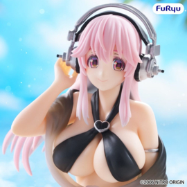 Super Sonico Noodle Stopper PVC Figure Super Sonico Swimsuit Black Color Ver. 10 cm - PRE-ORDER
