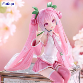 Hatsune Miku Noodle Stopper PVC Figure Sakura Miku 2024 Pearl Color Ver. 15 cm