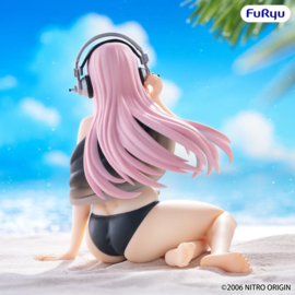 Super Sonico Noodle Stopper PVC Figure Super Sonico Swimsuit Black Color Ver. 10 cm - PRE-ORDER