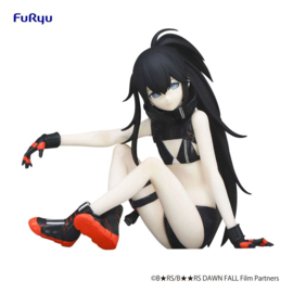 Black Rock Shooter Dawn Fall Noodle Stopper PVC Figure Black Rock Shooter 9 cm